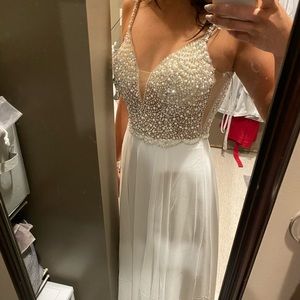 Beautiful rhinestone dress!